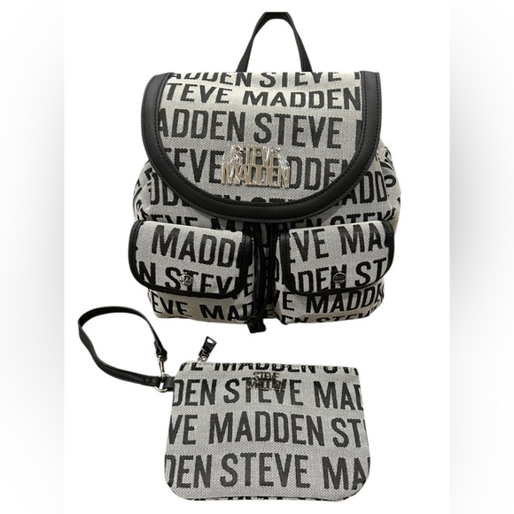 Steve Madden backpack & matching pouch - 2pc Retail $98 - Picture 1 of 9